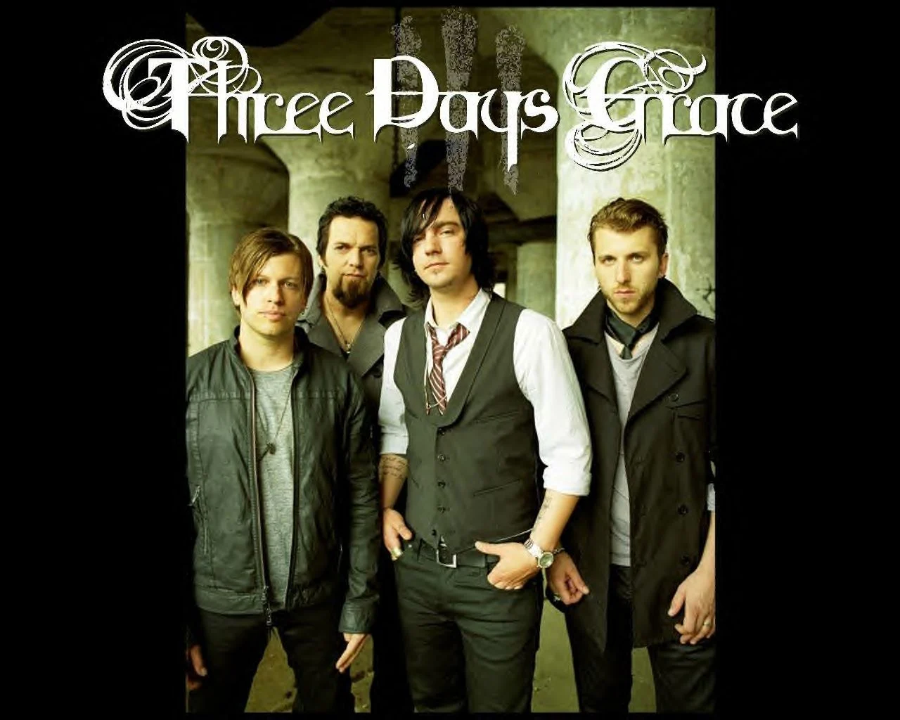 Three Days Grace 2026 live concert poster